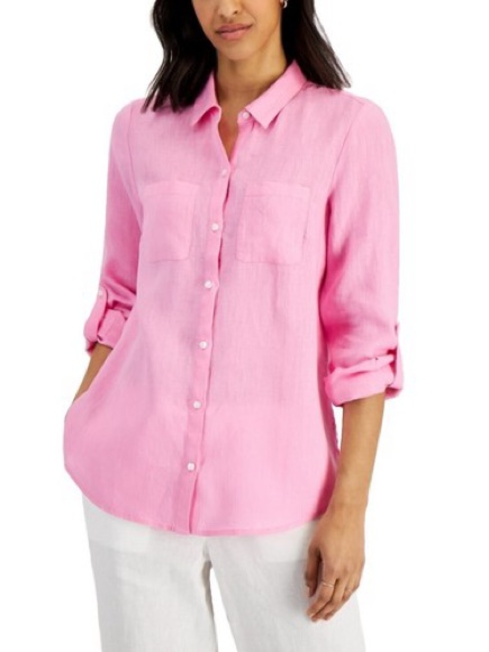 New Charter Club luxury linen women size L
